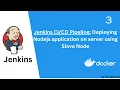 Jenkins pipeline Deploying Nodejs application on server using Slave Node