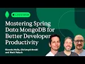Mastering Spring Data MongoDB for Better Developer Productivity