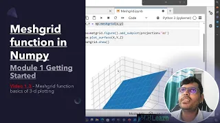 Meshgrid function in Numpy