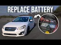 How to EASILY Replace the Battery - Subaru Impreza 2012-2016