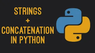 Strings in Python Concatenation and Variables