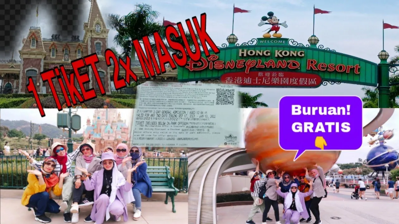 Tour in Hongkong disneyland Resort  2021