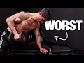 Back Exercises Ranked BEST TO WORST