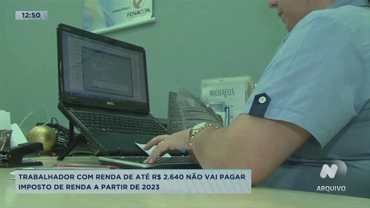 Trabalhador com renda de até R$ 2.640 não vai pagar imposto de renda a partir de 2023