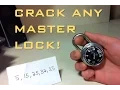 Crack a Masterlock combination lock in 60 seconds Without knowing the combo