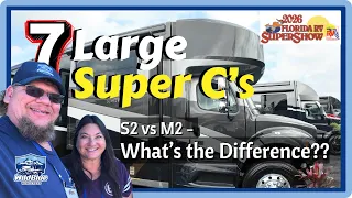 Large Super C RV Walkthroughs Freightliner M2 vs S2RV Explained