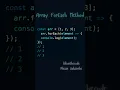 Mastering The Array Foreach Method In Javascript Awesome Tips And Tricks For Javascript Coders