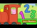 Peppa Pig Learn Numbers With Trains Peppa Pig The Train Driver Learning With Peppa Pig