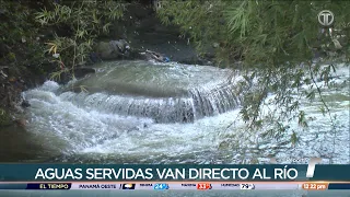 Denuncian contaminación por aguas servidas en Villa Guadalupe