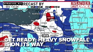 Heavy snow with whiteouts following strong wind threat to start the week