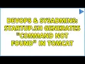 DevOps SysAdmins startup sh generates Command not found in Tomcat 2 Solutions