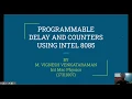 Programmable Delays and Counter 8085