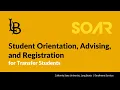 How to Sign Up for SOAR Transfer Students