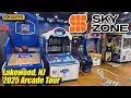 Sky Zone Trampoline Park June 2025 arcade tour Lakewood NJ new 4K full walkthrough