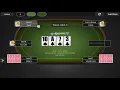 Poker Mavens mobile app - table and game play