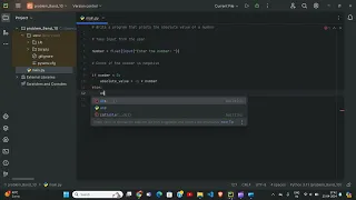 Writing a Python Program to Calculate Absolute Value
