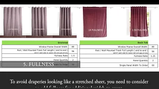 How to Choose customized ChadMade Drapery