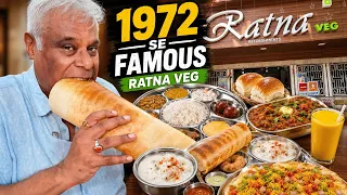 Crispy Dosa, Dahi Vada & Pav Bhaji at 54 Year Old Ratna Veg Mumbai 🤤