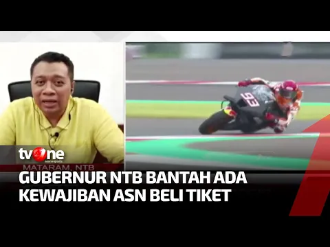 Gubernur Bantah Isu ASN Wajib Beli Tiket MotoGP