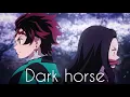 Download Lagu •Demon slayer AMV//Tanjiro and Nezuko//Dark horse - Katy Perry•