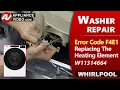 Washer clothes not getting clean - F4 E1 E2 Error Code