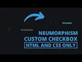CSS3 - Neumorphism Custom Checkbox CodingNepal