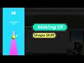Making of Shape Shift 3D Game 5 Hours in 5 min Time laps In Unity