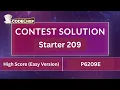 High Score Easy Version P6209E Starter 209 CodeChef Solution