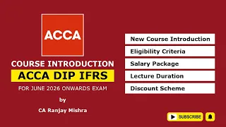 acca dip ifrs i revised course contents i eligibility i salary i exam strategy i ca ranjay mishra