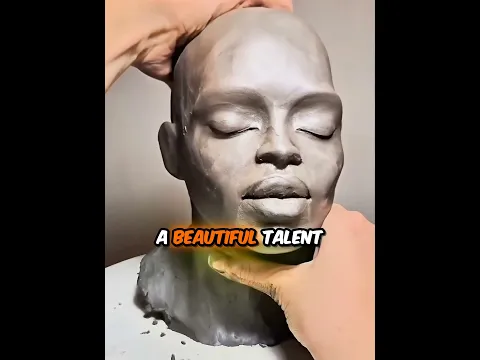 She Created a Face Out of Mud ❤️