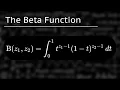 The Definition of the Beta Function