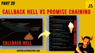 - CallBack Hell Vs Promise Chaining in JavaScript