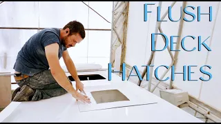 Building a Mold for Flush Deck Hatches – CATAMARAN BUILD (MJ Sailing – Ep 238)