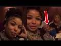 Chrisean Rock Having DINNER With Chrisean JR Her God Parents