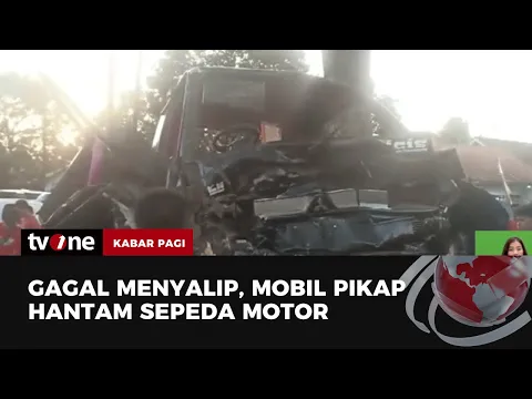 Kecelakaan Maut, Pasutri Tewas Usai Dihantam Pikap di Banjar
