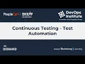Continuous Testing - Test Automation