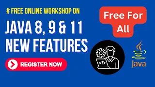 Java 8 9 11 New Features Free Online Workshop for Beginners Developers