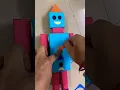 3D shapes Robot best out of waste boxes