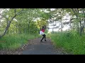 crossdresser in the forest