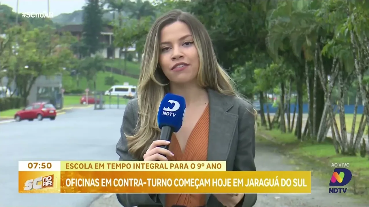 Escola de Jaraguá do Sul inicia programa em tempo integral para o 9º ano