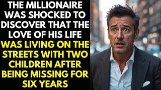 THE MILLIONAIRE WAS SHOCKED TO DISCOVER THAT THE LOVE OF HIS LIFE WAS LIVING ON THE STREETS WITH...