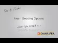 Tips Tricks - Setting up Mesh Seeding
