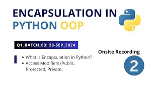Encapsulation in Python OOP Public Protected and Private Access Modifiers Explained