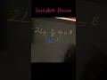 Touch Math-Division