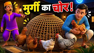 मुर्गी का चोर 😂 | Hen Thief Story | Hindi Kahani | Village Comedy | Moral Stories | Maa Maa TV