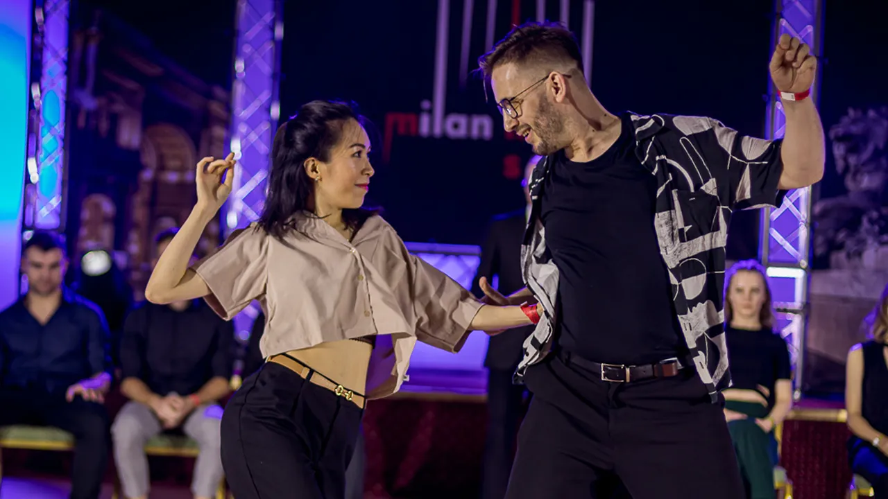 Łukasz Łukaszewicz & Laurene Ah-Sing - Advanced Jack&Jill Finals - Milan Modern Swing 2023