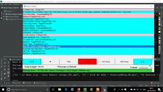 Music Player with Tkinter Python With Code