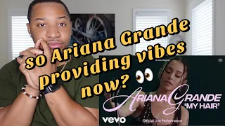 ariana grande my hair official live performance vevo reaction 
