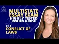 MEE HIGHLY TESTED ISSUES GUIDE Part 5 - CONFLICT of LAWS