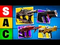 Ranking Every SMG in a Tier List Destiny 2